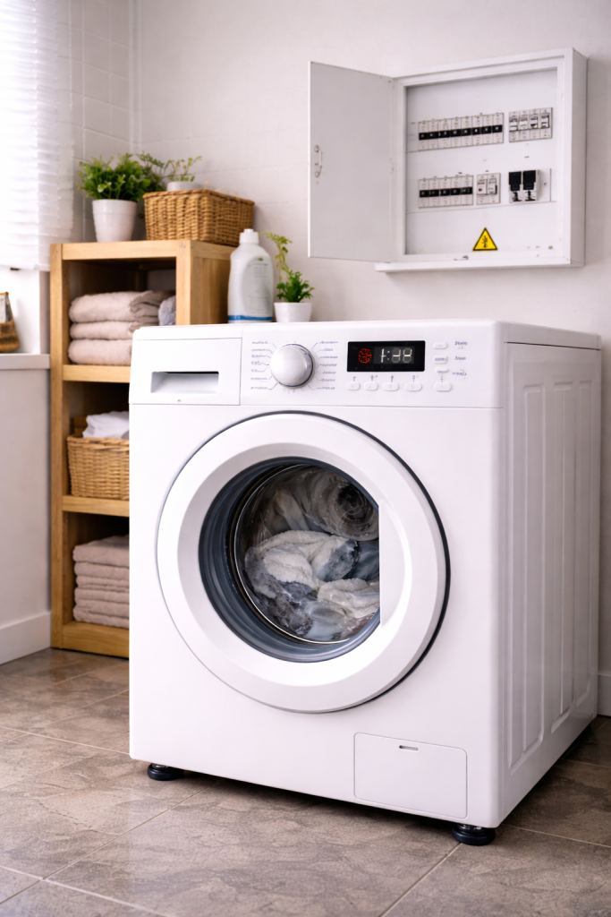 Lave-linge provoquant le déclenchement du disjoncteur électrique