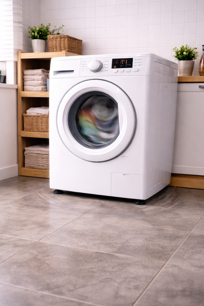 Lave-linge qui vibre fortement pendant l’essorage